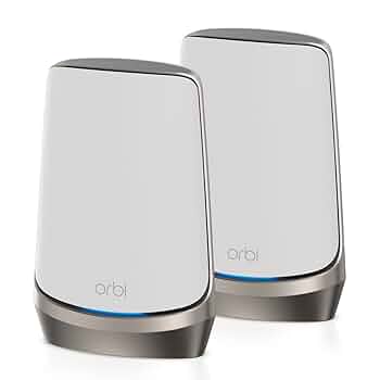 ネットギア Orbi 高速メッシュWi-Fiシステム 速いだけのWiFiはもう古い！ 高速10ギガ回線を広範囲に届ける
